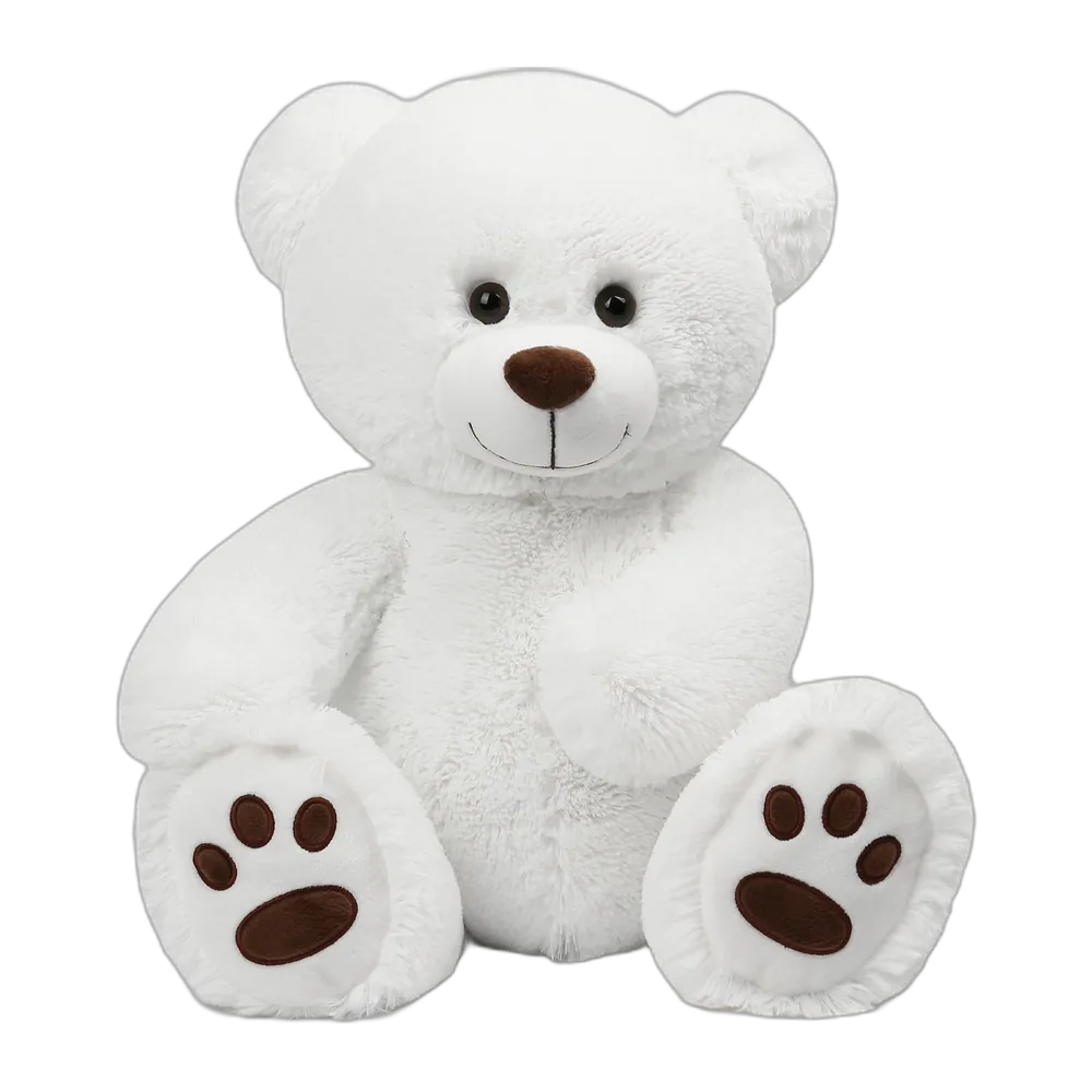 Farah with Bow teddy bear